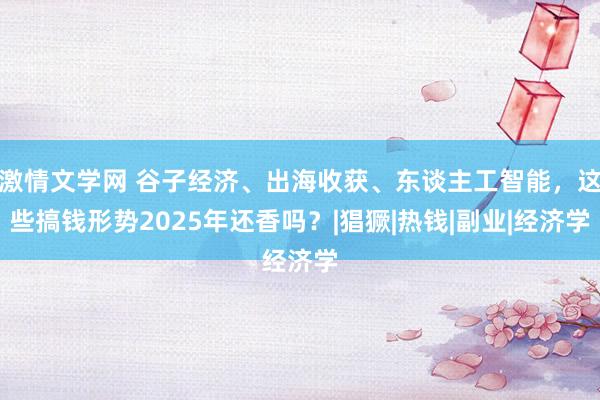 激情文学网 谷子经济、出海收获、东谈主工智能，这些搞钱形势2025年还香吗？|猖獗|热钱|副业|经济学