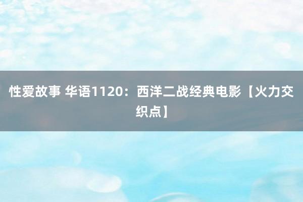 性爱故事 华语1120：西洋二战经典电影【火力交织点】
